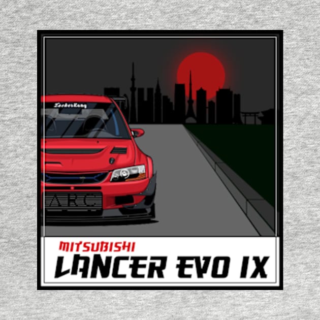 Mitsubishi Lancer Evolution evo 9, IX, JDM Car by T-JD